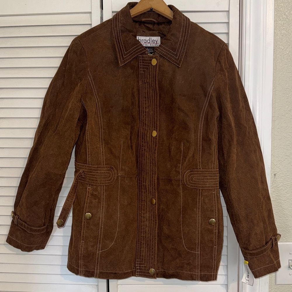 Bradley Bayou 🤎🤎 VINTAGE Women's Brown 🤎🤎 Leather Jacket - S